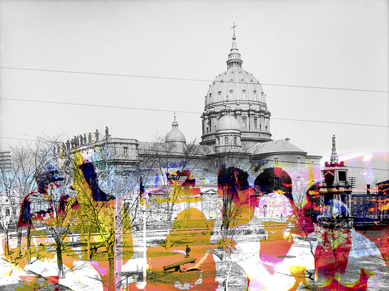 contemporary urban landscape patrimonial architecture montreal