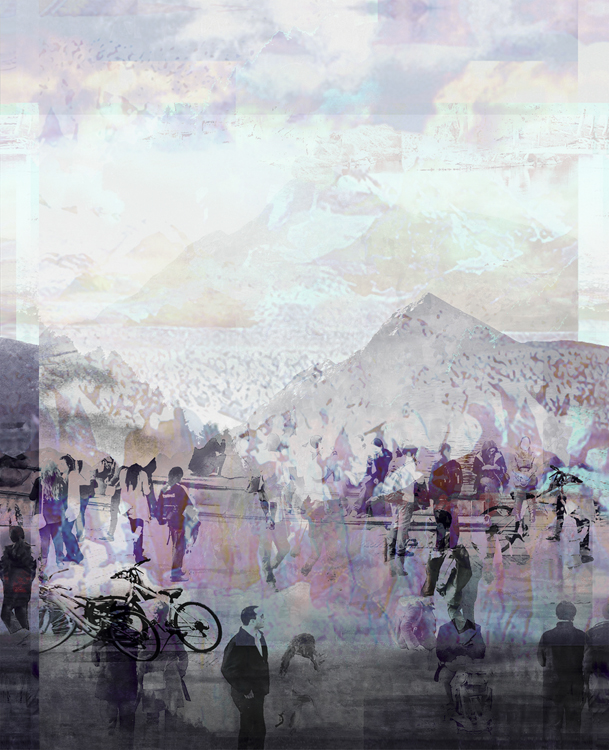 contemporary urban landscape people climate